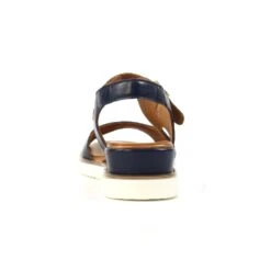 LUNAR Spring Navy Leather Wedge Sandal -Chic Ladies Shoes Store spring navy leather wedge sandal p7286 417924 image