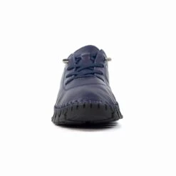 LUNAR St Austell Navy And Black Leather Plimsoll 15 LUNAR St Austell Navy And Black Leather Plimsoll -Chic Ladies Shoes Store st austell navy and black leather plimsoll p7076 412539 image