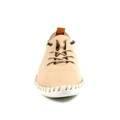 LUNAR St. Ives Beige Leather Plimsoll -Chic Ladies Shoes Store st ives beige leather plimsoll p5915 354872 image