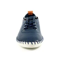 LUNAR St. Ives Blue Leather Plimsoll 14 LUNAR St. Ives Blue Leather Plimsoll -Chic Ladies Shoes Store st ives blue leather plimsoll p5917 355280 image