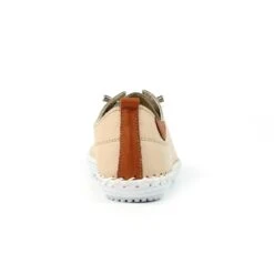 LUNAR St. Ives Cream Leather Plimsoll -Chic Ladies Shoes Store st ives cream leather plimsoll p7205 413729 image