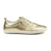 LUNAR St. Ives Metallic Gold Plimsoll -Chic Ladies Shoes Store st ives metallic gold plimsoll p6340 374295 image
