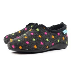 LUNAR Studio Black Full Slipper -Chic Ladies Shoes Store studio black full slipper p7485 434708 image