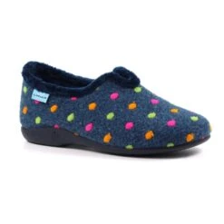 LUNAR Studio Navy Full Slipper -Chic Ladies Shoes Store studio navy full slipper p6869 390040 image