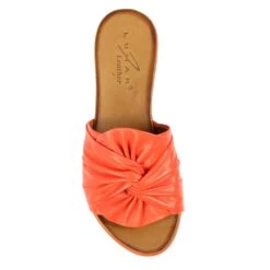 LUNAR Sunshine Orange Leather Sandal -Chic Ladies Shoes Store sunshine orange leather sandal p7287 417984 image