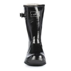 LUNAR Sweden Black Mid-Calf Wellington -Chic Ladies Shoes Store sweden black mid calf wellington p6833 388257 image