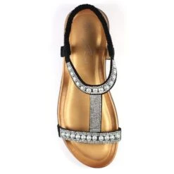 LUNAR Tancy Black Pearl Sandal -Chic Ladies Shoes Store tancy black pearl sandal p6281 371548 image