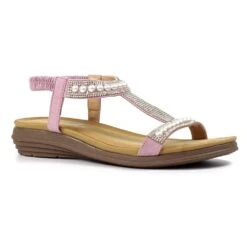 LUNAR Tancy Lilac Pearl Sandal -Chic Ladies Shoes Store tancy lilac pearl sandal p7240 416645 image