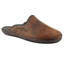 Goodyear Tees Brown Mule Slipper -Chic Ladies Shoes Store tees brown mule slipper p6837 388387 image