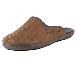 Goodyear Tees Brown Mule Slipper -Chic Ladies Shoes Store tees brown mule slipper p6837 388394 image