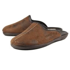 Goodyear Tees Brown Mule Slipper -Chic Ladies Shoes Store tees brown mule slipper p6837 388415 image