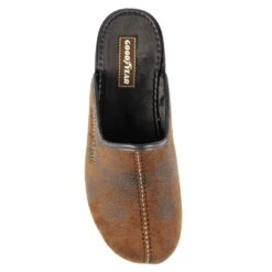 Goodyear Tees Brown Mule Slipper -Chic Ladies Shoes Store tees brown mule slipper p6837 388422 image