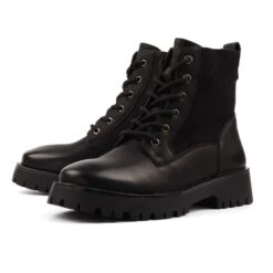 LUNAR Tetris Black Ankle Boot -Chic Ladies Shoes Store tetris black ankle boot p7768 447259 image