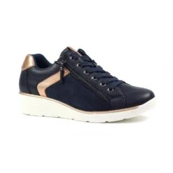 LUNAR Tillie Navy Trainer 13 LUNAR Tillie Navy Trainer -Chic Ladies Shoes Store tillie navy trainer p6947 394539 image
