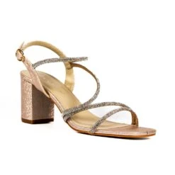 LUNAR Toulouse Champagne Block Heel Sandal -Chic Ladies Shoes Store toulouse champagne block heel sandal p7476 429407 image