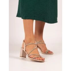 LUNAR Toulouse Champagne Block Heel Sandal -Chic Ladies Shoes Store toulouse champagne block heel sandal p7476 434624 image