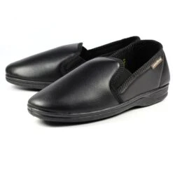 Goodyear Trent Black Slipper -Chic Ladies Shoes Store trent black slipper p6817 387404 image