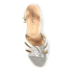 LUNAR Utah Silver Block Heel Sandal -Chic Ladies Shoes Store utah silver block heel sandal p7599 437100 image