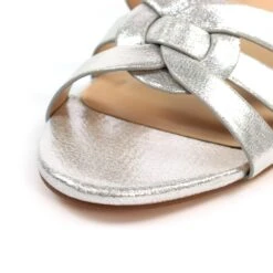 LUNAR Utah Silver Block Heel Sandal -Chic Ladies Shoes Store utah silver block heel sandal p7599 437106 image