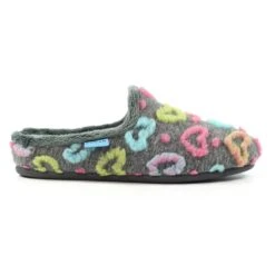 LUNAR Valentine Grey Mule Slipper