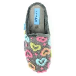 LUNAR Valentine Grey Mule Slipper -Chic Ladies Shoes Store valentine grey mule slipper p6863 389835 image