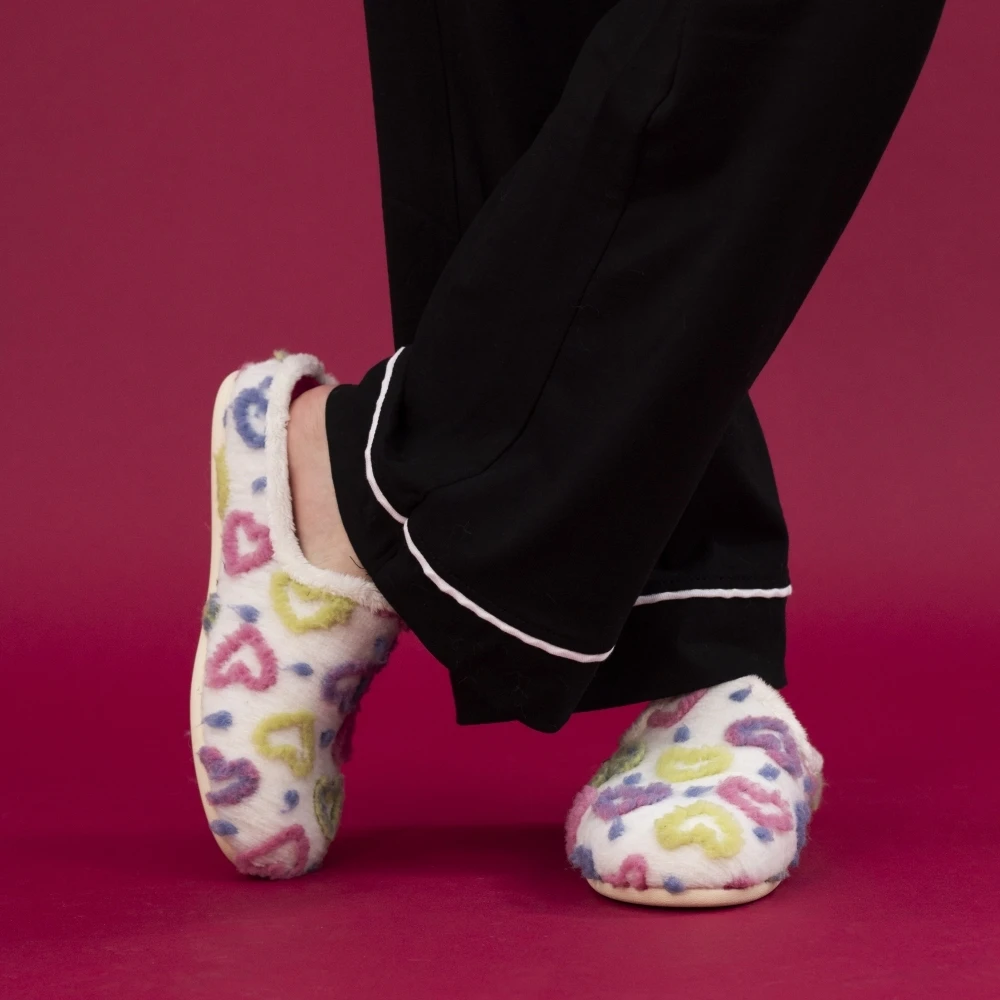 LUNAR Valentine White Mule Slipper 4 LUNAR Valentine White Mule Slipper - Image 2