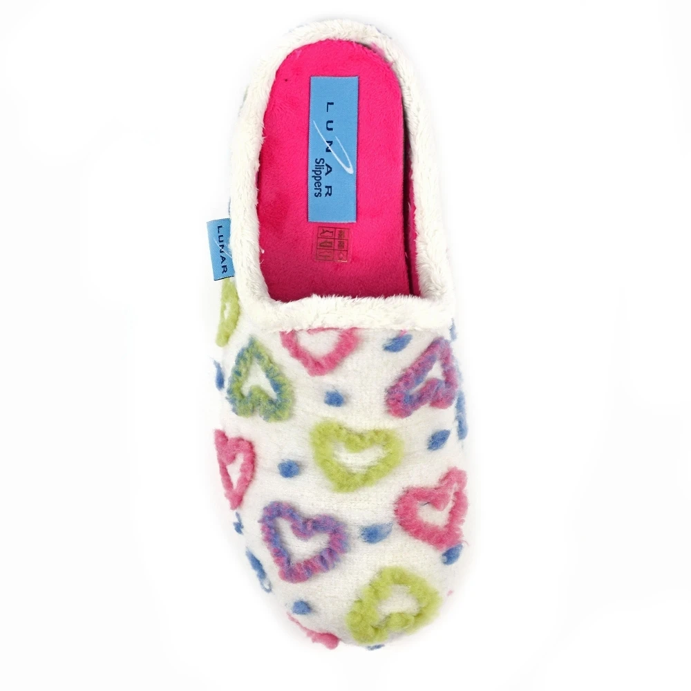 LUNAR Valentine White Mule Slipper 8 LUNAR Valentine White Mule Slipper - Image 6