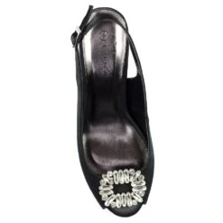 LUNAR Venice Black Peep Toe Slingback 16 LUNAR Venice Black Peep Toe Slingback -Chic Ladies Shoes Store venice black peep toe slingback p5526 330277 image