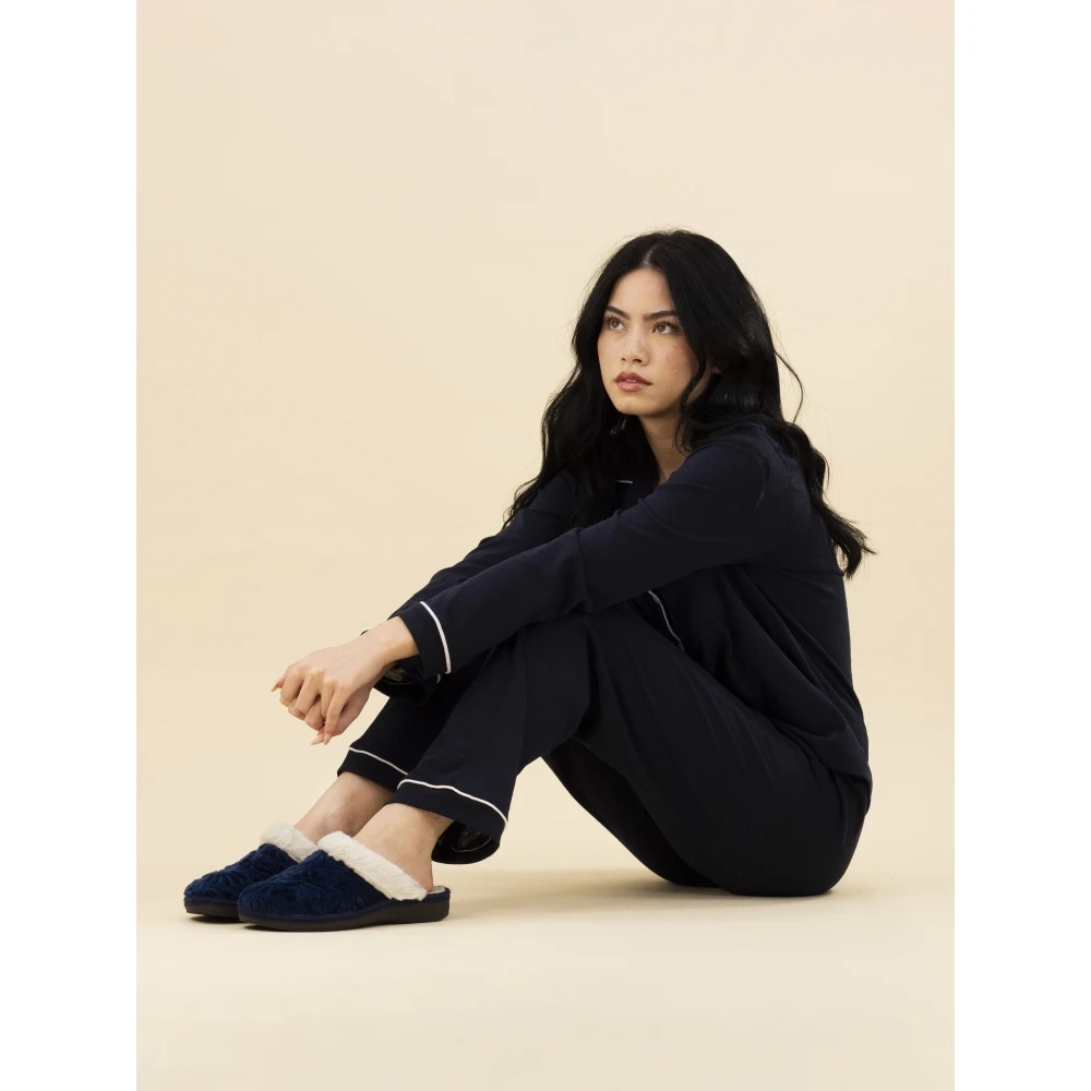 LUNAR Wilder Blue Mule Slipper 4 LUNAR Wilder Blue Mule Slipper - Image 2