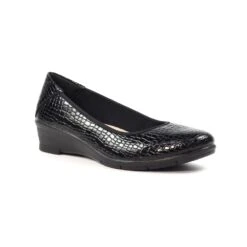 LUNAR Winnie Black Wedge Shoe -Chic Ladies Shoes Store winnie black wedge shoe p7020 397759 image