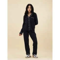 LUNAR Yasmina Blue Mule Slipper -Chic Ladies Shoes Store yasmina blue mule slipper p6896 392329 image